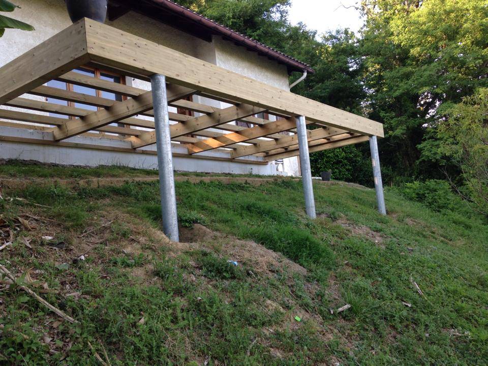 structure terrasse bois josse
